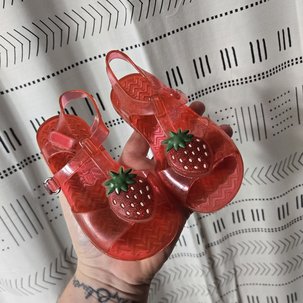 Old Navy Kids Strawberry Jelly Sandals - Red